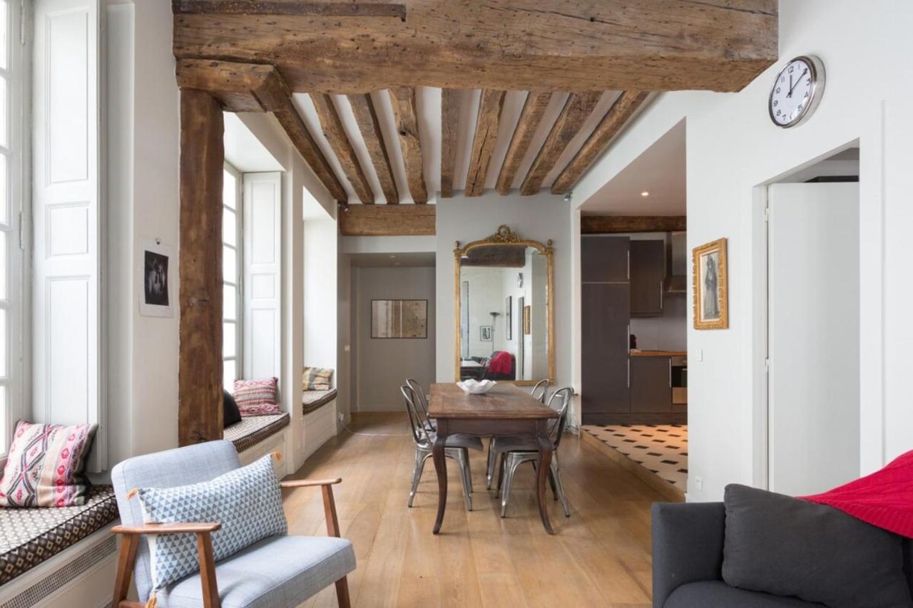 Charming Appartment In Le Marais Paris Exterior foto